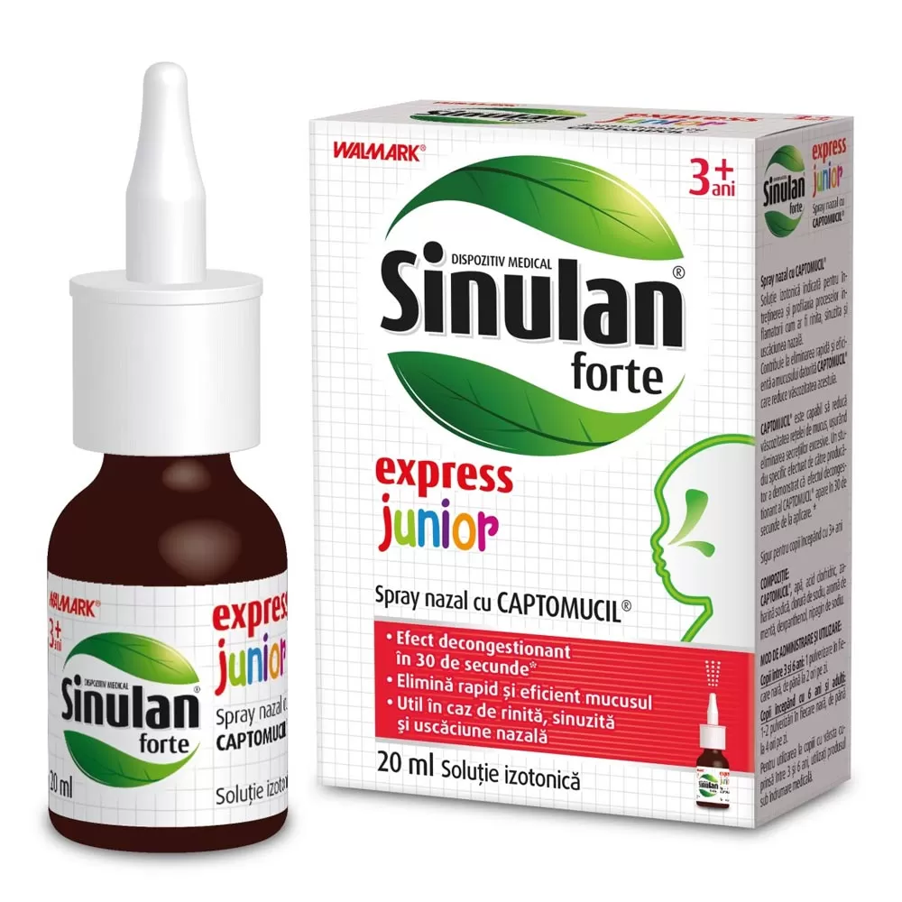 Sinulan Forte Express Junior, 20 ml, Walmark