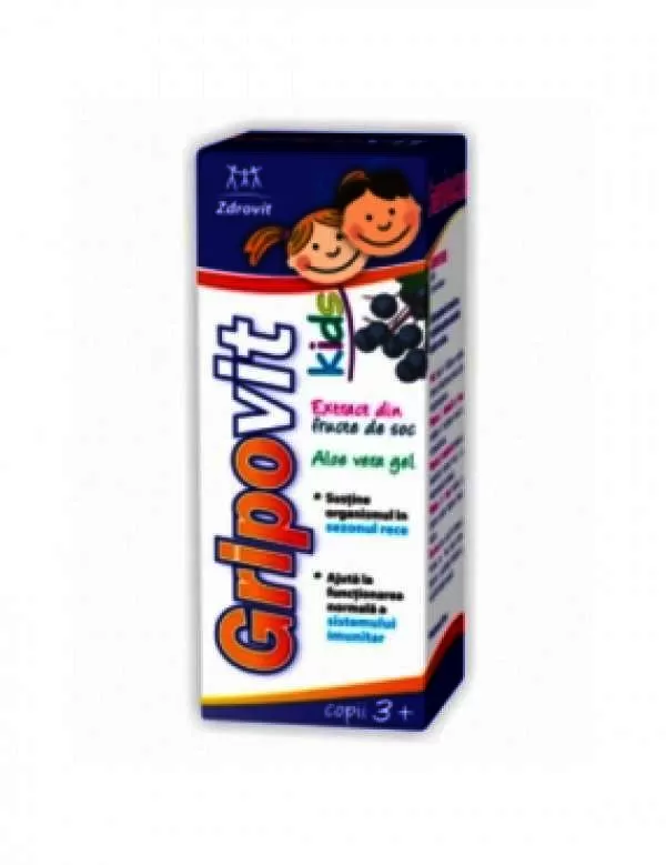 Zdrovit Gripovit Kids Sirop x 150 ml