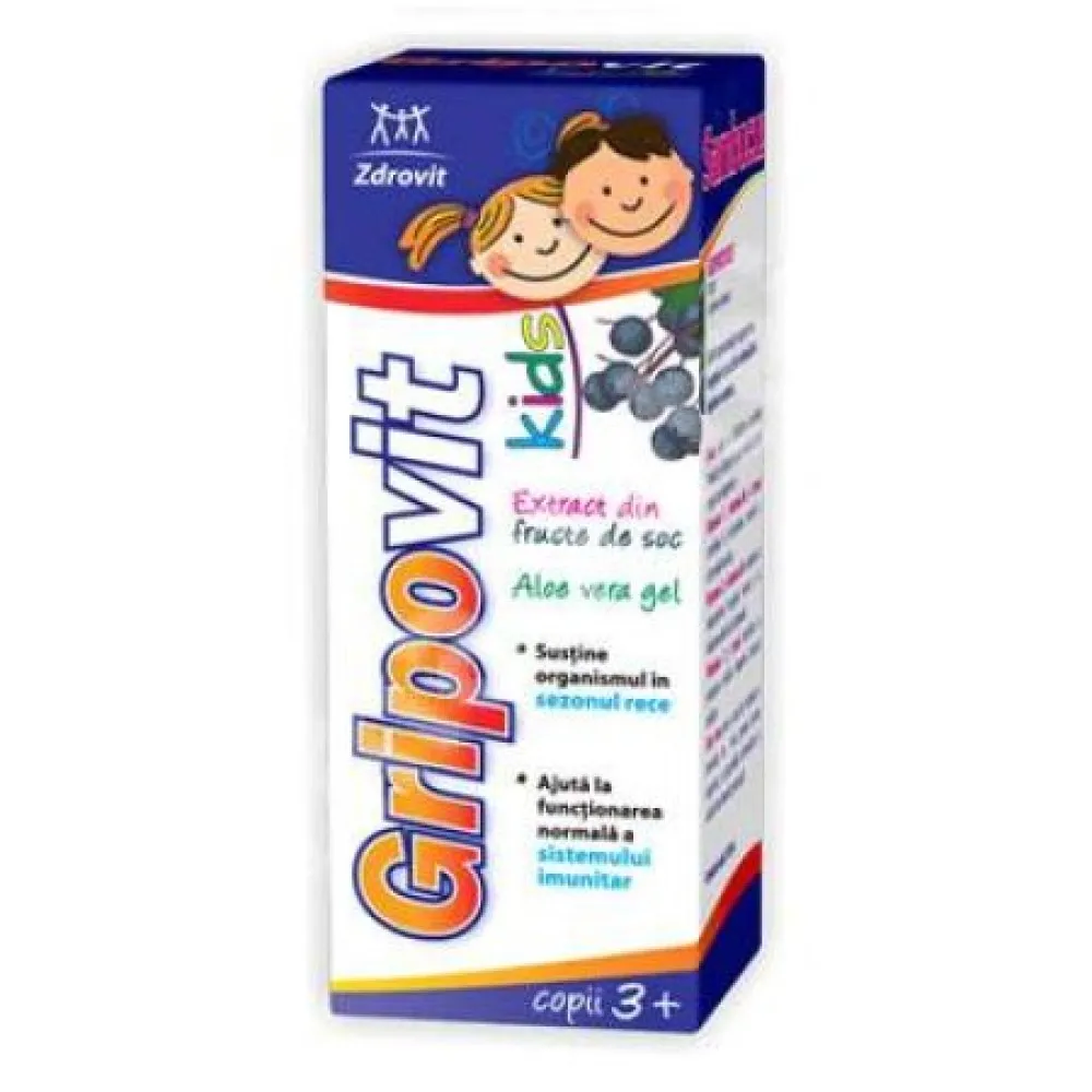 Zdrovit Gripovit Kids Sirop x 150 ml