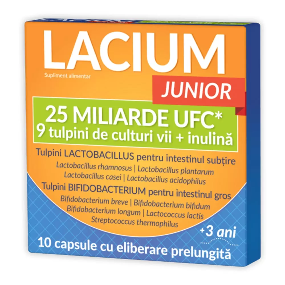 Zdrovit Lacium Junior 25 miliarde UFC - capsule x 10