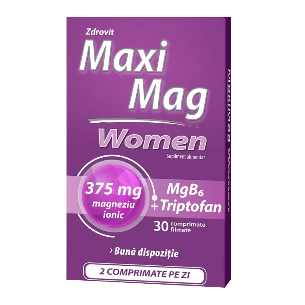 Maximag Women, 30 comprimate, Zdrovit