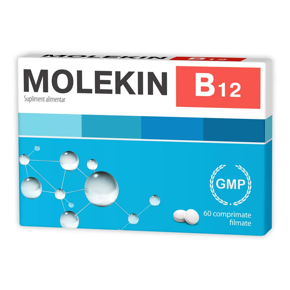 Molekin B12, 60 comprimate filmate, Zdrovit