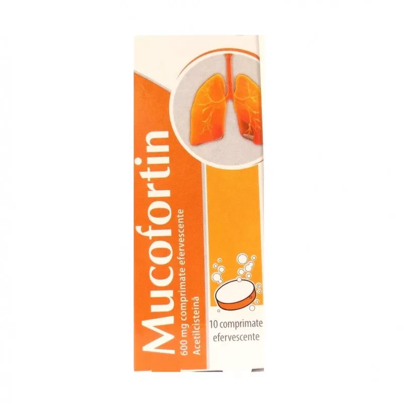 Zdrovit Mucofortin 600 mg -comprimate efervescente x 10