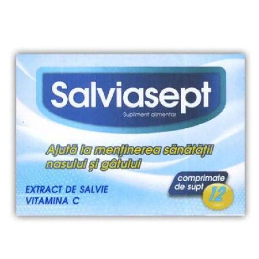 Zdrovit Salviasept x 12cpr 1+1 gratis