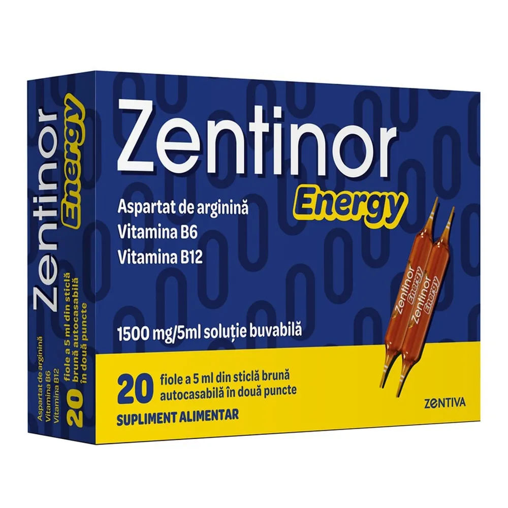 Zentinor Energy, 20 fiole, Zentiva