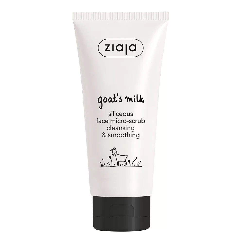 Ziaja Goat`s Milk Scrub Microcristalin cu Siliciu pentru Fata x 75 ml