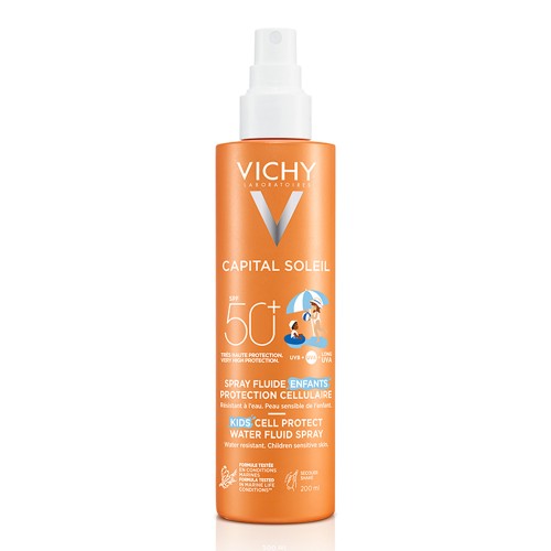 Spray fluid cu protectie solara SPF 50+, pentru copii, 200 ml, Capital Soleil, Vichy