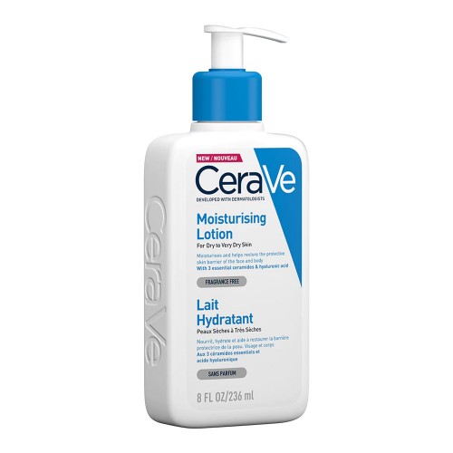 Lotiune hidratanta de fata si corp pentru piele uscata si foarte uscata, 236ml, CeraVe