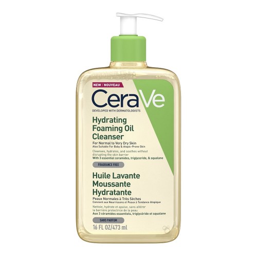 Ulei de curatare spumant si hidratant ten si corp pentru piele normala si uscata, 473ml, CeraVe