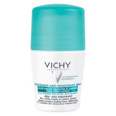 Deodorant roll-on antiperspirant anti-urme 48h, 50ml, Vichy