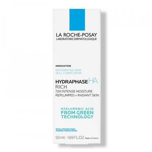 Crema intens hidratanta pentru ten uscat si sensibil 72h Hydraphase HA Rich, 50ml, La Roche-Posay