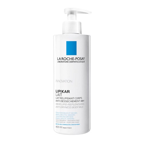 Lapte de corp relipidant anti-uscaciune cu efect de hidratare Lipikar, 400 ml, La Roche-Posay