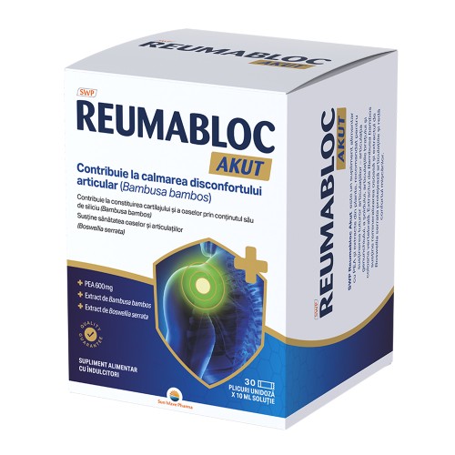 Reumabloc Akut, 30 plicuri unidoza x 10 ml solutie, Sun Wave