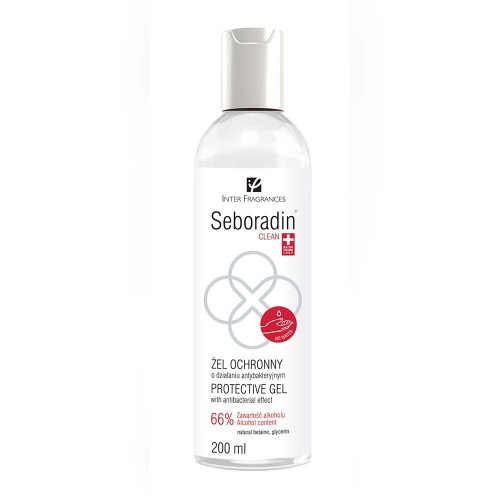 Gel Protectie cu Efect Antibacterian Clean, 200 ml, Seboradin