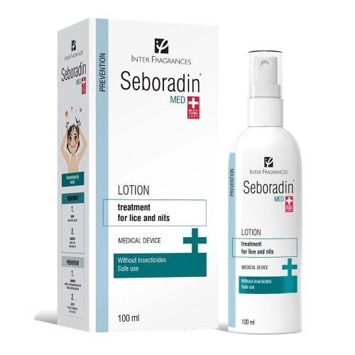 Lotiune pentru tratamentul paduchilor si lindinilor Med, 100 ml, Seboradin