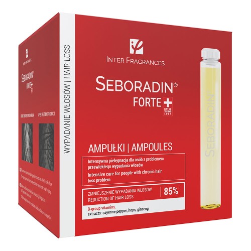 Tratament impotriva caderii parului Forte, 7 fiole x 5.5 ml, Seboradin