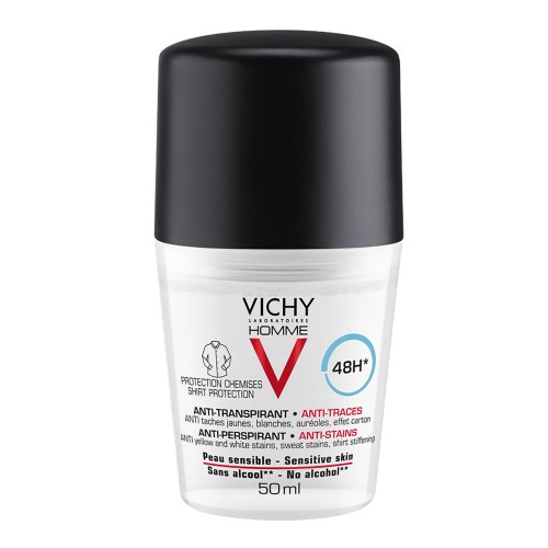 Deodorant roll-on anti-urme 48h Homme, 50ml, Vichy