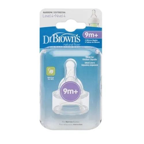 313 Tetine St.din silicon Nivelul patru (2pack)