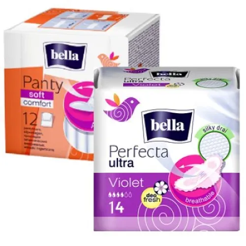 Absorbante Perfecta Ultra Violet, 14 bucati, Bella