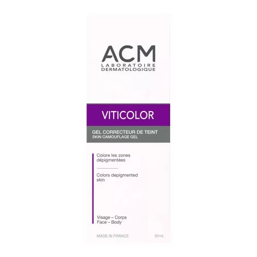 Gel colorant piele depigmentata Viticolor, 50ml, ACM