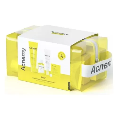 Pachet pentru rutina completa a tenului predispus la acnee Zitkit, Acnemy