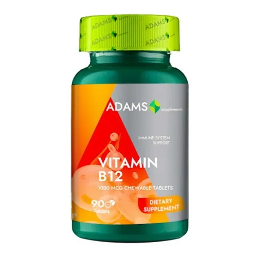 Vitamina B12 1000mcg, 90 comprimate, Adams Vision