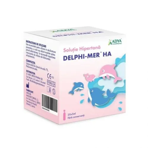 Adya Delphi-Mer HA Solutie Hipertona 5ml -mdz. x 20