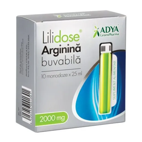 Adya Lilidose Arginina 2000mg 25ml -monodoze x 10