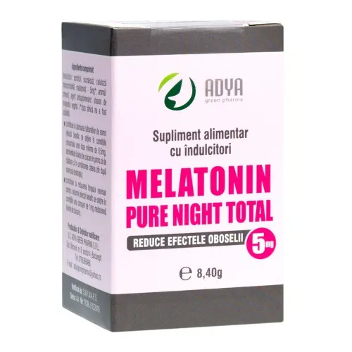 Melatonin Pure Right Total 5mg, 60 comprimate, Adya