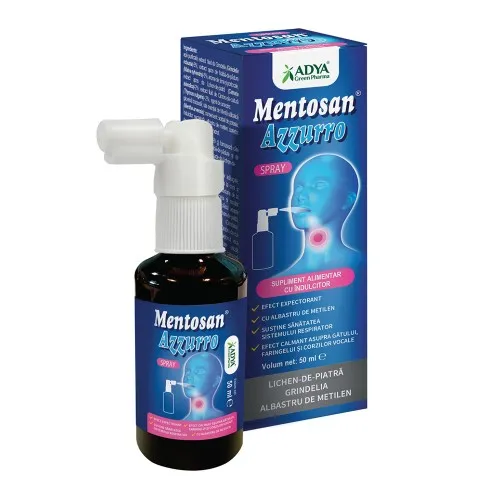 Spray de gat Mentosan Azzuro, 50 ml, Adya Green Pharma
