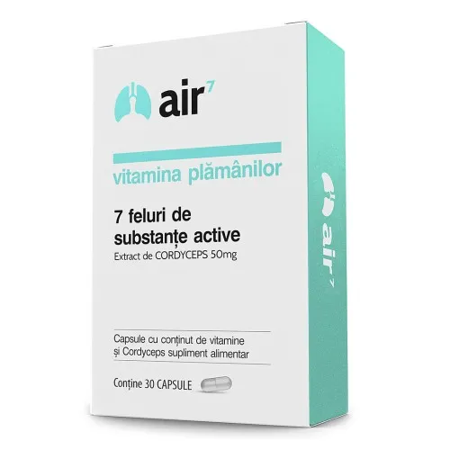 Air 7 Vitamina Plamanilor, 30 capsule, Green Splid
