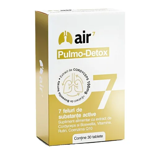 Pulmo Detox, 30 tablete, Air7