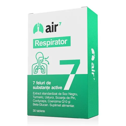 AIR 7 Respirator, 30 tablete, Green Splid