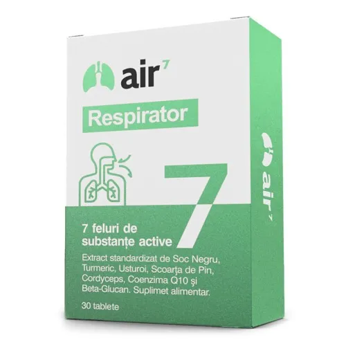AIR 7 Respirator, 30 tablete, Green Splid