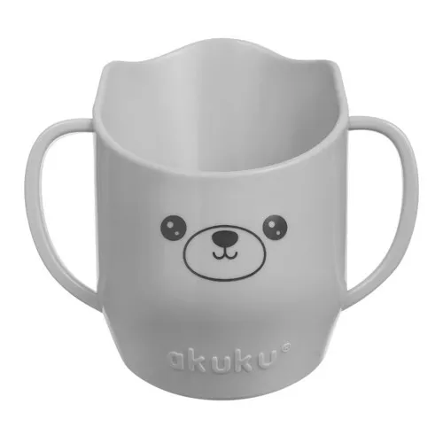 Cană Deschisă Inteligentă cu Mânere A0695, Gri, 150 ml, Akuku