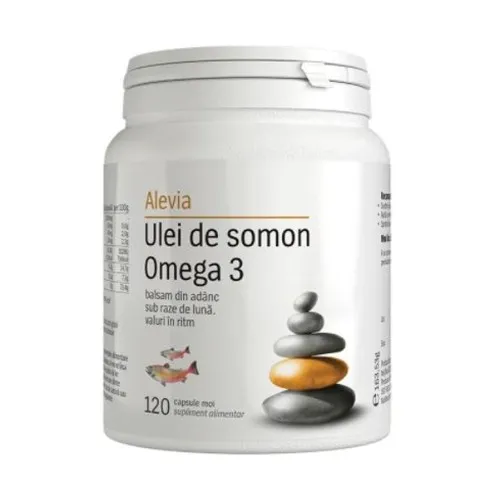 Alevia Ulei de Somon Omega 3 -cps x 120