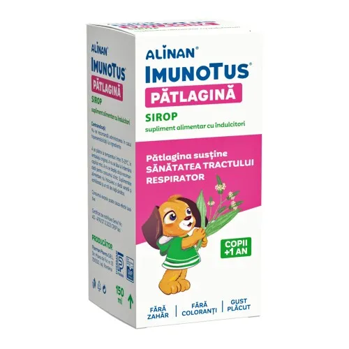 Sirop cu patlagina Imunotus Alinan, 150 ml, Fiterman