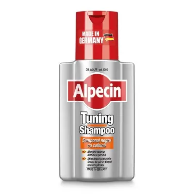 Sampon negru cu cofeina, 200ml, Alpecin