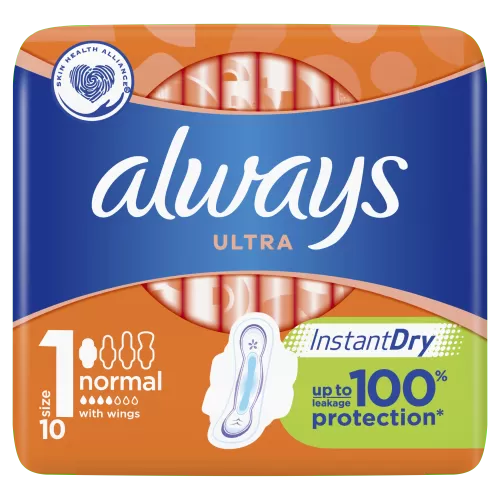 Absorbante Always Ultra Normal, 10 bucati