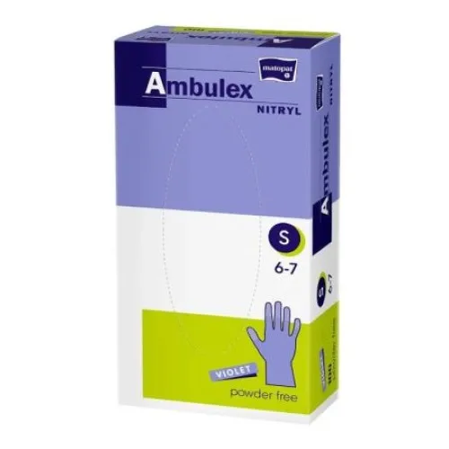 Ambulex Manusi Examinare Nitril Violet Nepudrate S x 100 - TZMO