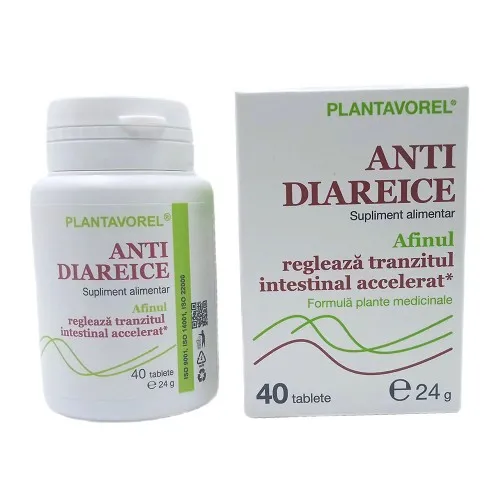 Antidiareice, 40 tablete, Plantavorel