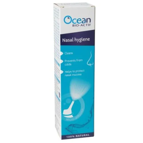 Apa de mare izotonica pentru adulti Ocean Bio-Actif lgiena nazala, 125 ml, Yslab