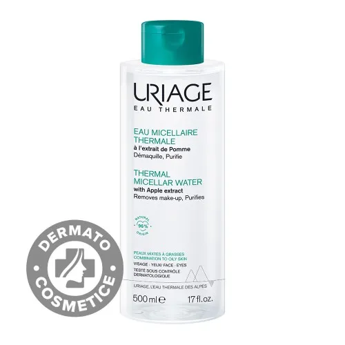 Apa micelara termala pentru ten cu tendinta de ingrasare, 500 ml, Uriage