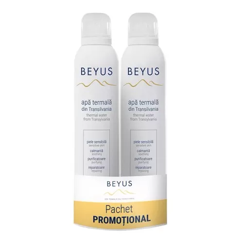 Apa Termala din Transilvania Spray,, 250ml, Beyus (1+1*50% Oferta)