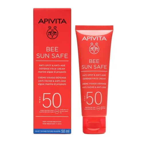 Crema Protectie Solara Ten Sensibil SPF50 Bee Sun Safe , 50ml, Apivita