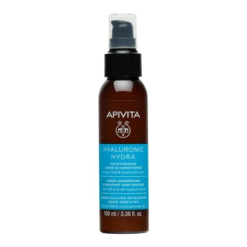 Balsam Leave-In pentru Hidratrea Parului Hyaluronic Hydra, 100ml, Apivita
