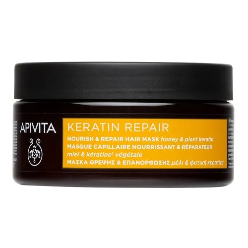 Masca Reparatoare cu Keratina Vegetala Keratin Repair, 200ml, Apivita
