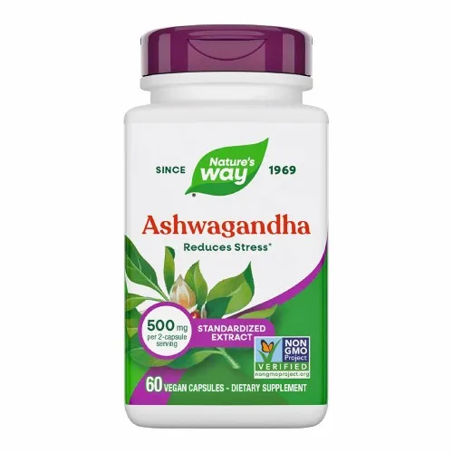 Ashwagandha Standardized 500 mg, 60 capsule, Secom