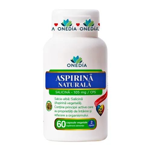 Aspirina Naturala, 60 capsule, Onedia