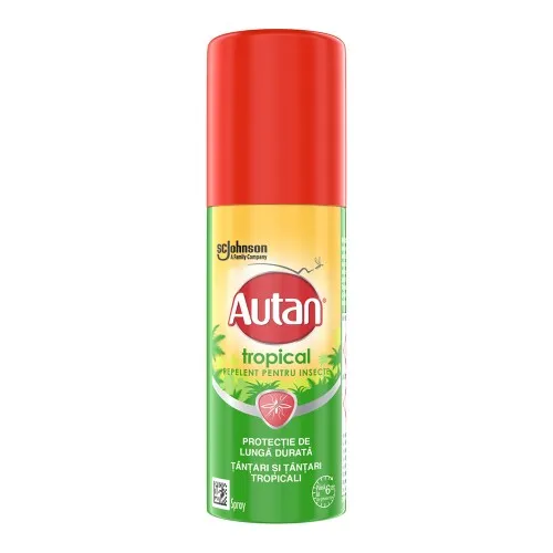 Spray impotriva tantarilor Tropical Mini, 50 ml, Autan